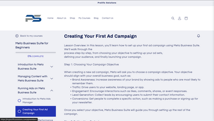 Meta Business Suite for Beginners: Master Social Media Management & Advertising (Course)